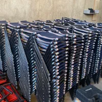 صندلی تاشو فلزی با روکش پلاستیک
