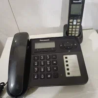 تلفن بی سیم پاناسونیک ۶ ماه کار کرده خیلی نو تمیز|تلفن رومیزی|قرچک, باقرآباد|دیوار