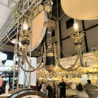 لوستر سنگی|لوستر و چراغ آویز|مشهد, خواجه ربیع|دیوار