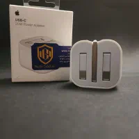 شارژر دیواری اصلی اپل ظرفیت ۲۰ وات سه پین