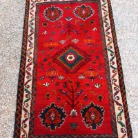 فرش دستبافت قدیمی که با حساسیت نگه داری شده|فرش|مرودشت, نقش رستم|دیوار