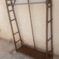 رگال چوبی لباس|کتابخانه، شلف، قفسههای دیواری|همدان, |دیوار