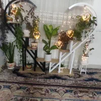 استند فلزی و چوبی ایستاده