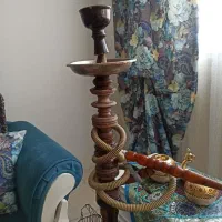 قلیان تنه چوبی|کلکسیون و سرگرمی|گرمدره, |دیوار