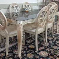 میز غذاخوری ۶ نفره کلاسیک|میز و صندلی غذاخوری|اندیمشک, |دیوار