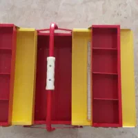 دریل black & decker و جعبه ابزار فلزی شاهرخ ۳ طبقه|ابزارآلات|تهران, سازمان برنامه شمالی|دیوار