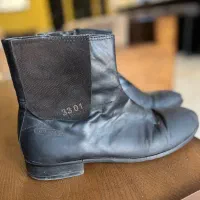 نیم بوت مردانه چرم اصل