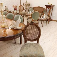 فروش مبل ناهارخوری چوب راش نو سفارشی ساز