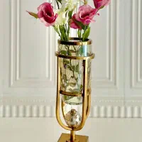 گلدان رومیزی کریستال