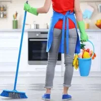 نظافت منزل شخصی(توسط خانم)