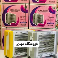 بخاری برقی شیشه لمنت فن‌دار هوم استید/چرخدار/هیتر|بخاری، هیتر، شومینه|تهران, امین حضور|دیوار
