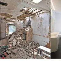 تخریب و کنده کاری بازسازی با دستگاه هلتی اسرع وقت|خدمات پیشه و مهارت|لاهیجان, شیشه گران|دیوار