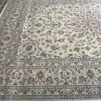 فرش دستبافت ۹متری در حد نو تمیز لوله شده