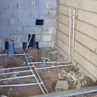 سیمان کاری .کاشی کاری چسبی دوغابی ایزوگام قیر