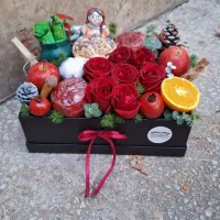 پذیرش سفارش باکس گل های یلدا و یلدایی عروس