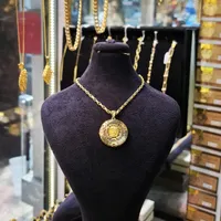 گردنبند ادهم و پلاک ورساچه بدون اجرت ومالیات|جواهرات|رشت, فلسطین|دیوار