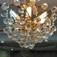 ۲ عدد لوستر کریستالی ۶ شعله|لوستر و چراغ آویز|فردیس, شهرک شهید حسینی|دیوار