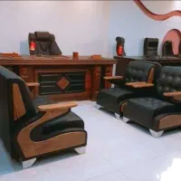 مبل نیم ست دسته خلبانی چرم کریستال فوم سرد نونو