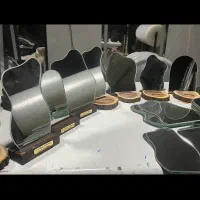 آینه هفت سین دکوری مدل دفرمه گنبدی و.ابعاد سفارشی