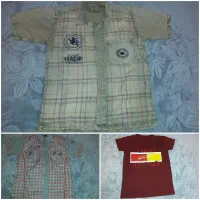 تعدادی لباس وبوت پسرانه