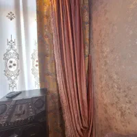 دستک پرده،روتختی،کنارسالنی برنجی|پرده، رانر، رومیزی|مشهد, حجاب (شهرک غرب)|دیوار