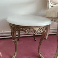 میز تلفن -لوستر دوعدد-سه عدد میز پذیرائی برنزی|صنایع دستی و سایر لوازم تزئینی|تبریز, |دیوار