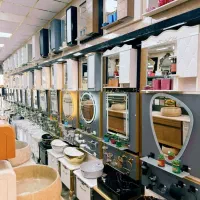 طرح BRIHT PVC/// روشویی درخشان کابینتی+تولیدی