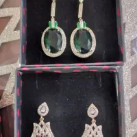 گوشواره با سنگ کریستال|بدلیجات|تهران, دولاب|دیوار