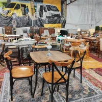 میز و صندلی غذاخوری فلزی مدل لهستانی|میز و صندلی غذاخوری|شیراز, وزیرآباد|دیوار