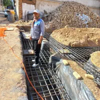 اجرای سقف و فنداسیون همراه با نیروی کار مهار