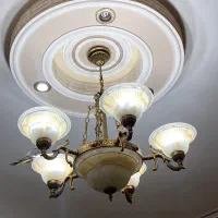 لوستر ۵شعله|لوستر و چراغ آویز|قزوین, |دیوار