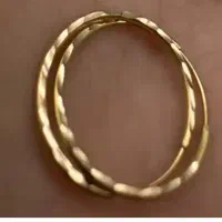 گوشواره حلقه ای طلا زیر 2 گرم