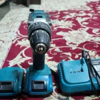 دریل شارژی ماکیتا ۳۶ وات جفت باطری کتابی