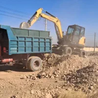 حمل نخاله ماسه ناخاله خاور و بابکت و مینی بیل لودر