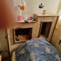 تخت خواب یکنفره  با تشک داتیس