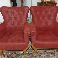 دوعدد مبل داتیس تکی سالم وتمیز جنس خوب