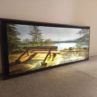 تابلو دیواری چراغ دار