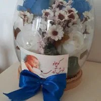 گل شیشه ای|گل مصنوعی|زنجان, |دیوار