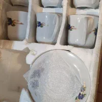 یک دست فنجان نعلبکی نو