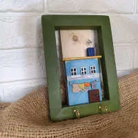 جاکلیدی دستساز مدل خانه های رنگی|صنایع دستی و سایر لوازم تزئینی|بندر انزلی, استادیوم|دیوار