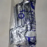 پایه میل پرده پانچی مدل سقفی ۴ عددی کروم