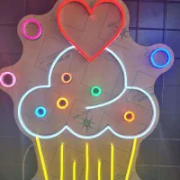 نئون برای آبمیوه و بستنی|فروشگاه و مغازه|تهران, سازمان آب|دیوار