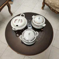 سه عدد سوپ خوری آنتیک (مارک ارکیده و دولوکس ژاپنی)