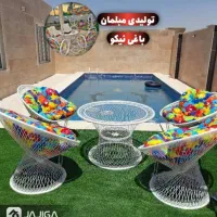 طراحی شیک و مقاوم صندلی باغی / اقتصادی مدل بامبو