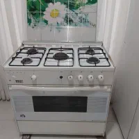 ۱.گاز۵شعله.تایم دا ر۲.کابینت یک ونیم متری درحد صفر|اجاق گاز و لوازم برقی پخت‌وپز|سقز, |دیوار