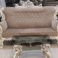 مبل هفت نفره همراه عسلی