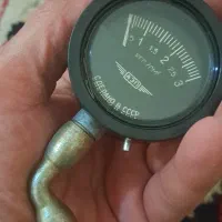 گیج باد (درجه باد) روسی قدیمی با کیف چرمی و آنتیک