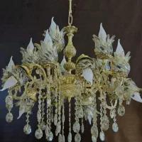 لوستر ۸شاخه۱۶شعله|لوستر و چراغ آویز|تبریز, |دیوار