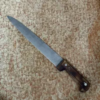 چاقو تیغه قدیمی دسته چوبی