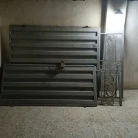 در آهنی قدیمی سنگین|مصالح و تجهیزات ساختمان|گرگان, |دیوار